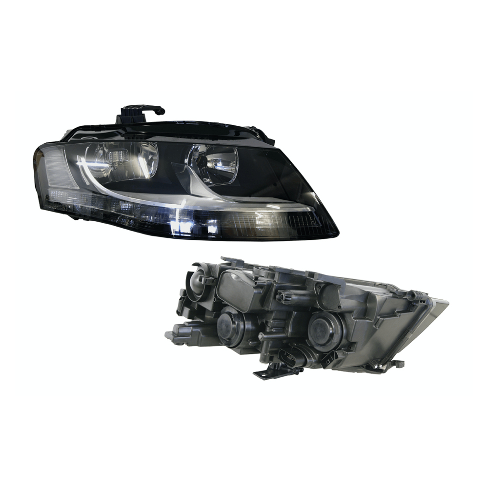 Headlight Right for Audi A4/S4 B8 01/2008-05/2012 Halogen Type 