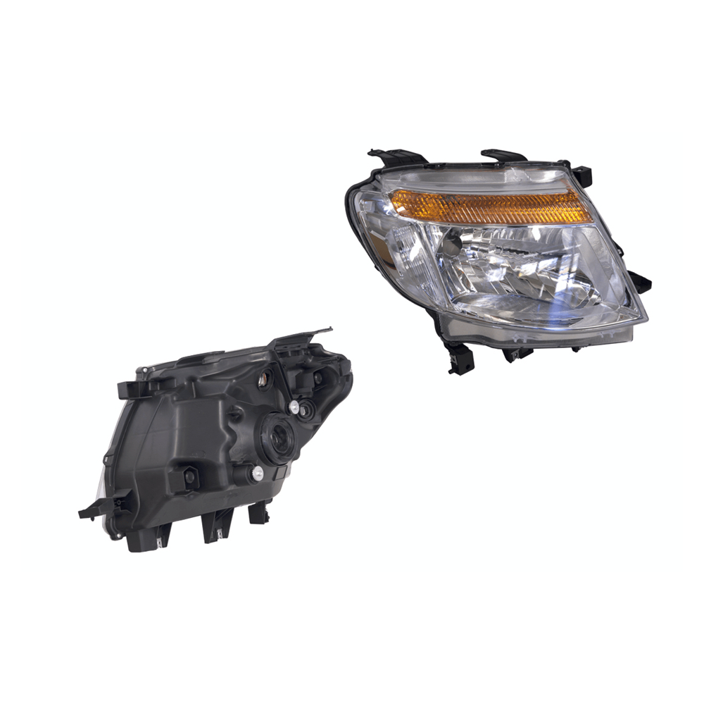 Headlight Right for Ford Ranger PX 09/2011-05/2015 Chrome