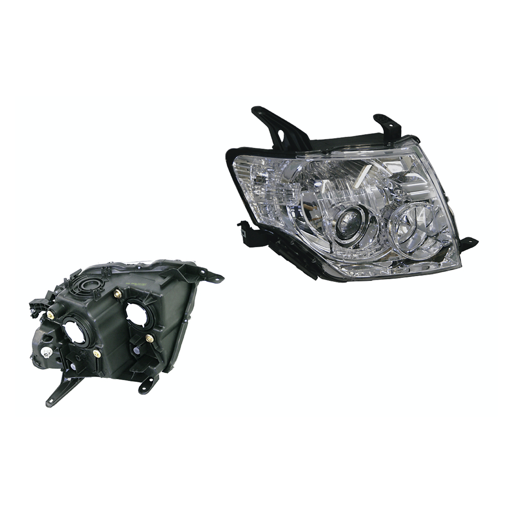 Headlight Right for Mitsubishi Pajero NS/NT/NW/NX 11/2006-09/2015 Halogen Manual