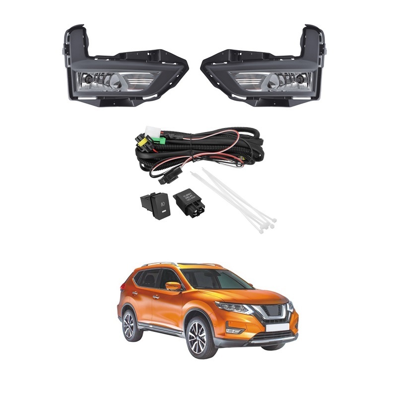 Fog Light Kit for Nissan X-Trail 2017-ON W/Wiring&amp;Switch