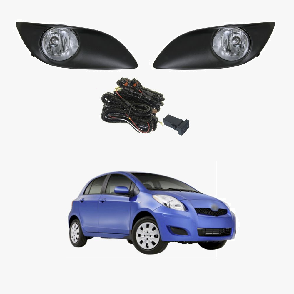 Fog Light Kit for Toyota Yaris NCP90 Hatch 2009-2011 W/Wiring&amp;Switch