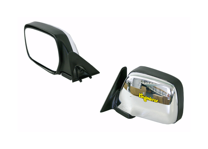 NEW MIRROR FOR TOYOTA LANDCRUISER 80 SERIES 1990-1998 RIGHT SIDE CHROME, MANUAL