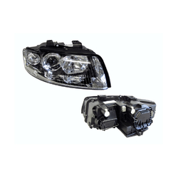 Headlight Right for Audi A4 B6 Sedan 06/2001-01/2005 Halogen Type Without Motor 