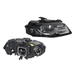 Headlight Right for Audi A4/S4 B8 01/2008-05/2012 HID & LED 