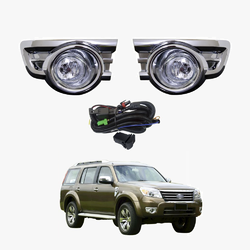 Fog Light Kit for Ford Ranger PK Ute 2010-2011 Chrome W/Wiring&Switch