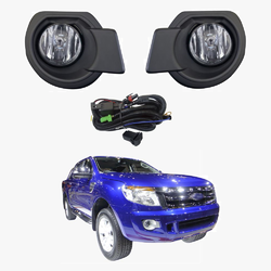 Fog Light Kit for Ford Ranger PX Ute Series 1 11-15 Grey W/Wiring&Switch