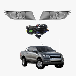 Fog Light Kit for Ford Ranger PX Ute Series 2 2015-2017 W/Wiring&Switch