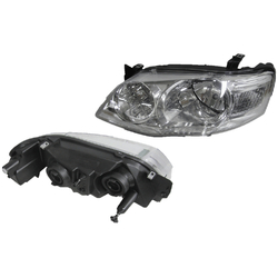 Headlight Left for Ford Falcon BF Series 2 & 3 09/2006-02/2008 Chrome 