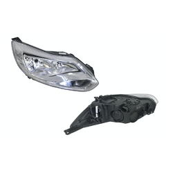Headlight Right for Ford Focus LW 04/2011-11/2014 Chrome 