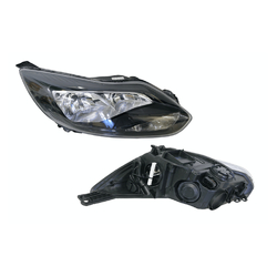 Headlight Right for Ford Focus LW 04/2011-11/2014 Black 
