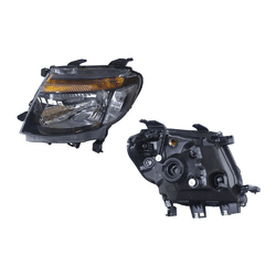 Headlight Left for Ford Ranger PX 09/2011-05/2015 Black