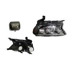 Headlight Left for Ford Ranger PX2 06/2015-ON Projector Type Black LED Blinker 