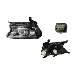 Headlight Right for Ford Ranger PX2 06/2015-ON Projector Type Black LED Blinker 