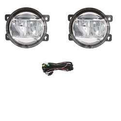 Universal LED Fog Light Kit W/Wiring&Switch