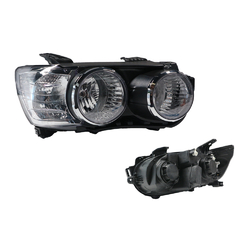 Headlight Right for Holden Barina TM 10/2012-ON With Chrome Round RIM 