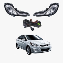 Fog Light Kit for Hyundai Accent RB 2011-2017 W/Wiring&Switch