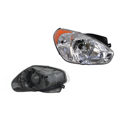 Headlight Right for Hyundai Accent MC 05/2006-12/2009 