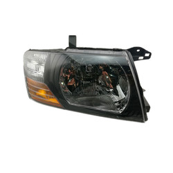 Headlight for Mitsubishi Pajero NM 05/2000-10/2002 Black-RIGHT