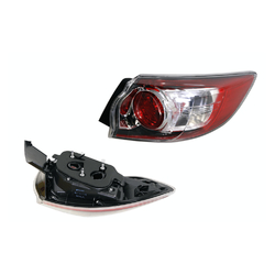 Tail Light Right Outer for Mazda 3 Hatchback BL 01/2009-01/2014