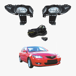 Fog Light Kit for Mazda 3 Sedan BK Series 1 2004-2006 W/Wiring&Switch