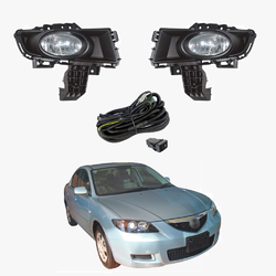 Fog Light Kit for Mazda 3 Sedan BK Series 2 2007-2008 W/Wiring&Switch