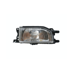 Headlight Right for Mazda 323 BF 10/1987-06/1989 With Upper Mould 