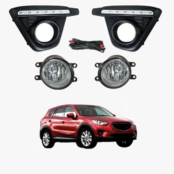 Fog Light Kit for W/DRLs Mazda CX-5 KE 02/2012-11/2014 W/Wiring&Switch