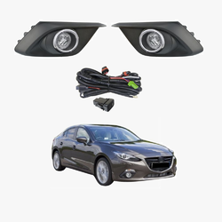 Fog Light Kit for Mazda 3 BM Sedan&HATCH 2014-2017 W/Wiring&Switch
