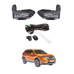 Fog Light Kit for Nissan X-Trail 2017-ON W/Wiring&Switch