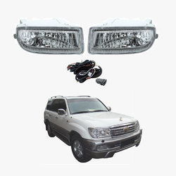 Fog Light Kit for Toyota Landcruiser FJ100 1998-2007 W/Wiring&Switch