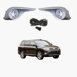 Fog Light Kit for Toyota Kluger 2012-2013 W/Wiring&Switch