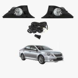Fog Light Kit for Toyota Aurion GSV50 2012-2017 Black W/Wiring&Switch