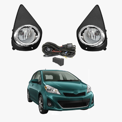 Fog Light Kit for Toyota Yaris NCP130 Ser.2 Hatch 2014-2017 W/Wiring&Switch