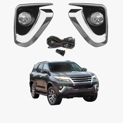 Fog Light Kit for ToyotaFortuner GUN156 2015-2017 W/Wiring&Switch