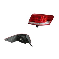 Tail Light Right Outer for Toyota Aurion GSV40 2010-ON T RED/Clear/RED