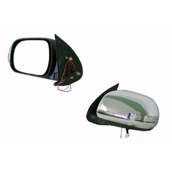 Door mirror for Toyota Hilux 2005-2011 Electric Chrome W/LED Light-LEFT