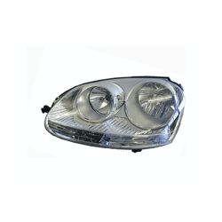 Headlight Left for Volkswagen Golf MK5 07/2004-09/2008 Chrome 