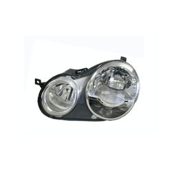 Headlight Left for Volkswagen Polo 9N 08/2002-10/2005 Twin Round 