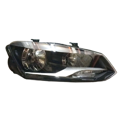 Headlight Right for Volkswagen Polo 6R 03/2010-07/2014 Chrome H7/H7 