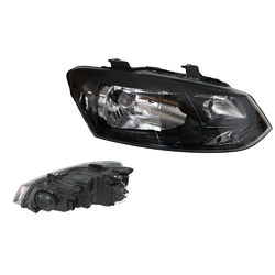 Headlight Right for Volkswagen Polo 6R 03/2010-07/2014 H4/PY21 