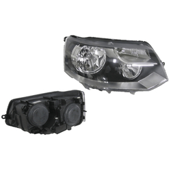 Headlight Right for Volkswagen Transporter T5 07/2011-06/2015 Twin Beam H7/H15 
